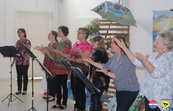 Grupo vocal Babado de Saia contagia o publico no Concerto Matinal 28