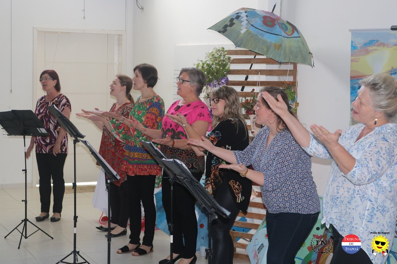 Grupo vocal Babado de Saia contagia o publico no Concerto Matinal 28