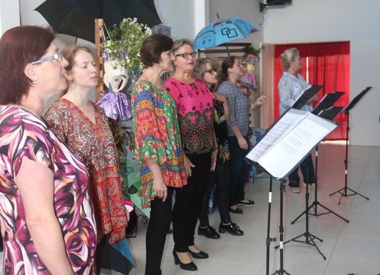 Grupo vocal Babado de Saia contagia o publico no Concerto Matinal 38