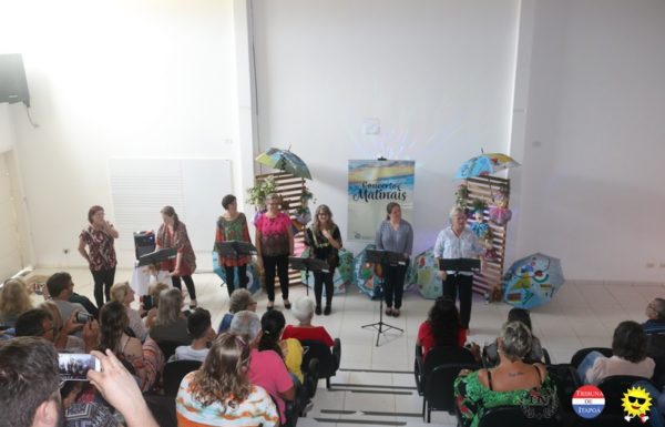 Grupo vocal Babado de Saia contagia o publico no Concerto Matinal 39