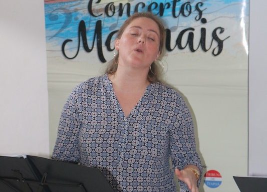 Grupo vocal Babado de Saia contagia o publico no Concerto Matinal 46