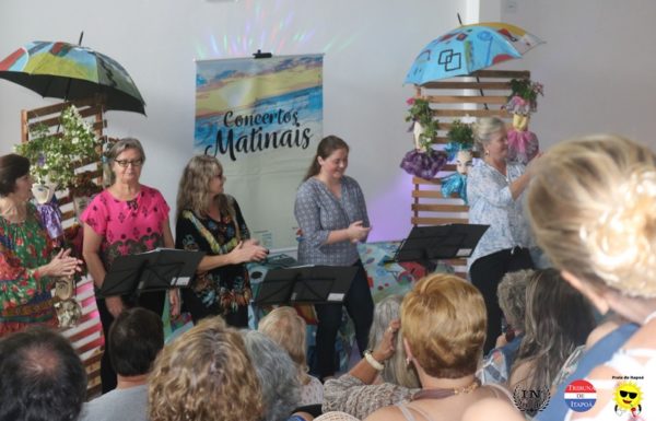 Grupo vocal Babado de Saia contagia o publico no Concerto Matinal 67