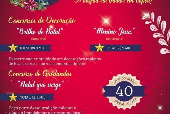 Inscricoes para os concursos de decoracao natalina de Itapoa vao ate o dia 30 de novembro