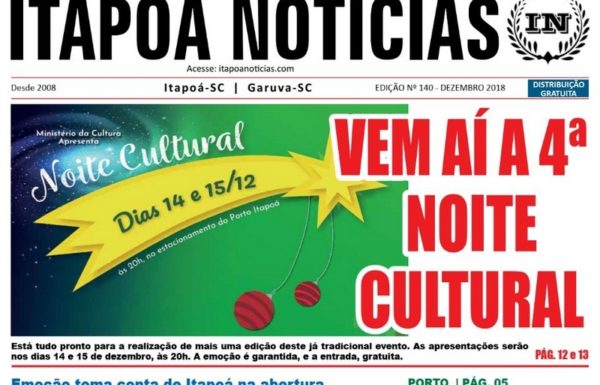 Capa Itapoa Noticias 140 - Dezembro 2018