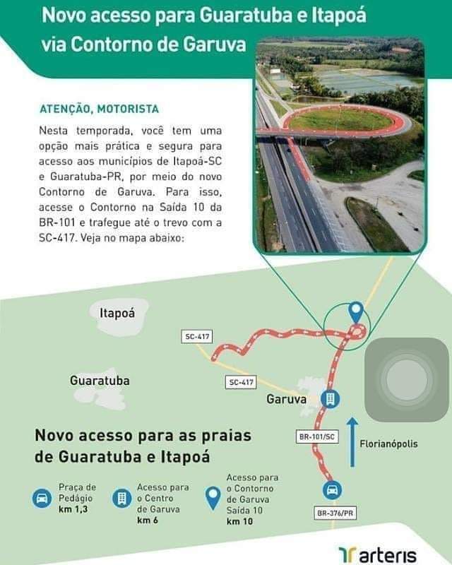 Contorno de Garuva esta finalmente liberado ao trafego