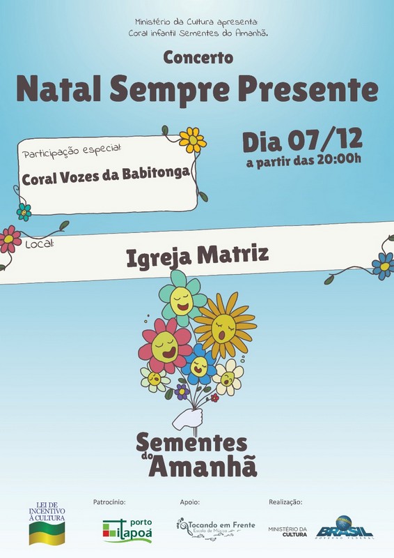 Sementes do Amanha Concerto Sempre Presente na Igreja Matriz