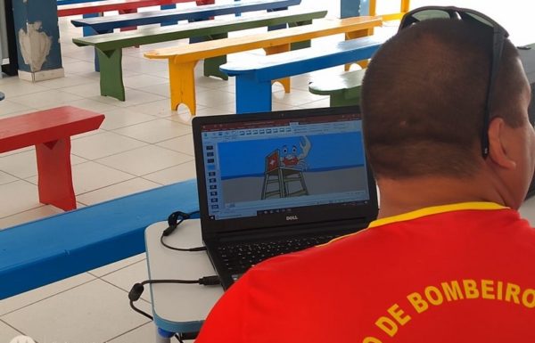 Bombeiros Militares de Itapoa realizam palestra sobre perigos do banho de mar a estudantes 03