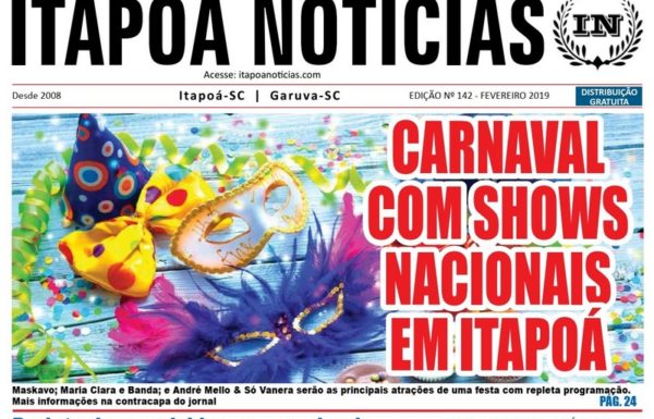 Capa Itapoa Noticias 142 - Fevereiro de 2019 - para TI