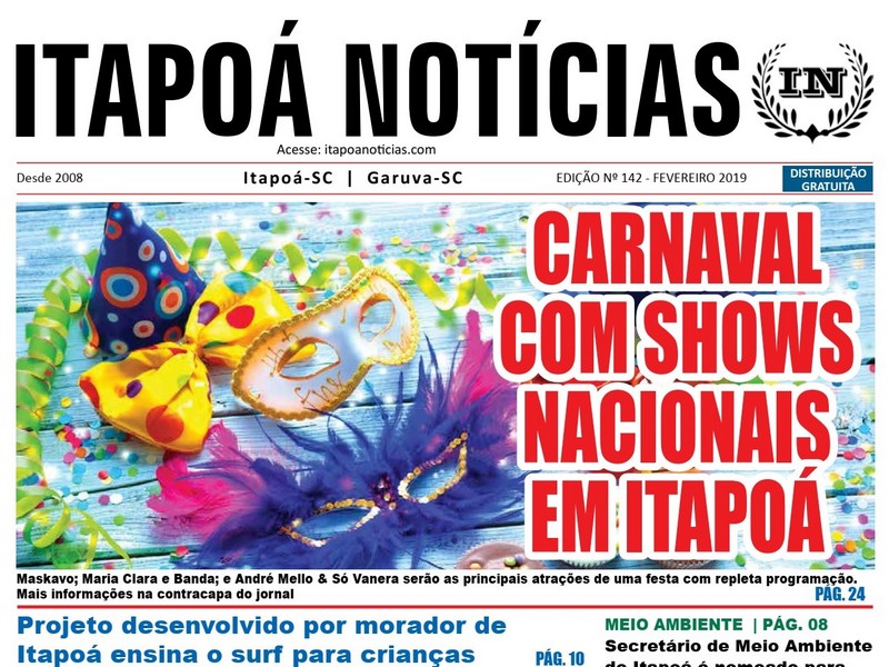 Capa Itapoa Noticias 142 - Fevereiro de 2019 - para TI
