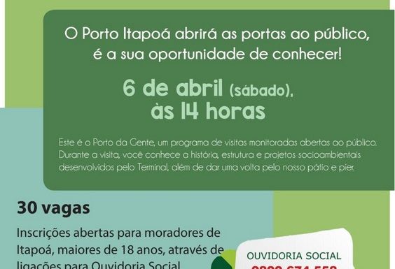 Porto Itapoa abre as portas para visitacao 1
