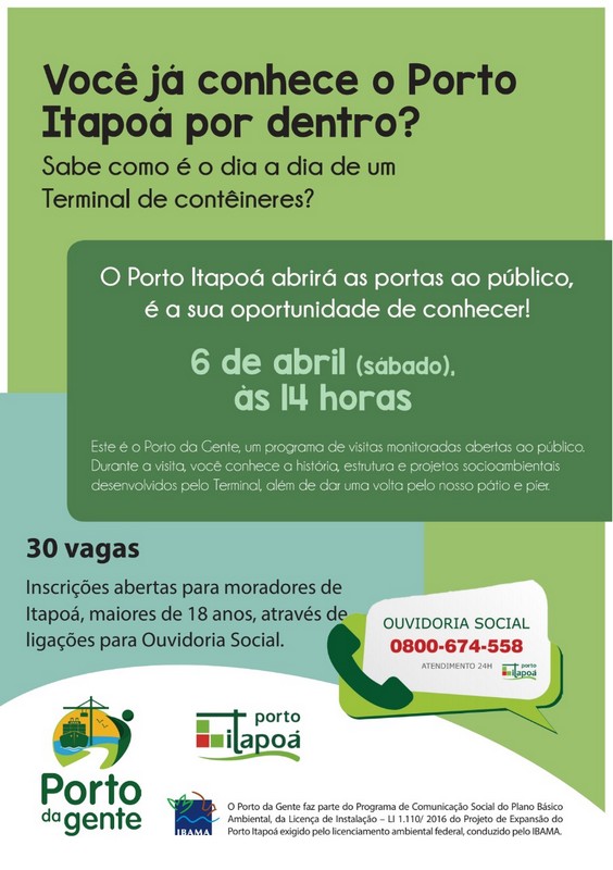 Porto Itapoa abre as portas para visitacao 1