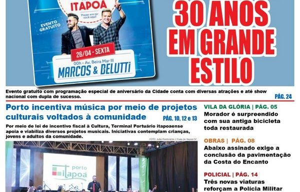 Capa Itapoa Noticias 144 - Abril de 2019