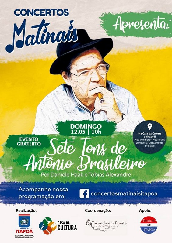 Concertos Matinais de maio homenageia Tom Jobim 1