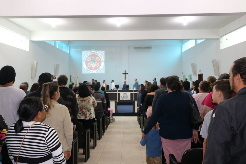 Publico lota Camara de Itapoa para prestigiar solenidade do Corpo de Bombeiros local 27