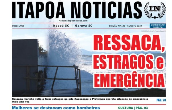 Capa edicao 148 - Itapoa Noticias - Agosto de 2019 - TI