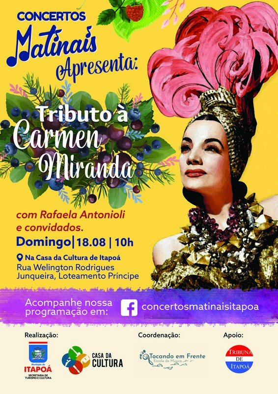 Conncertos Matinais de itapoa apresenta Tributo a Camen Miranda