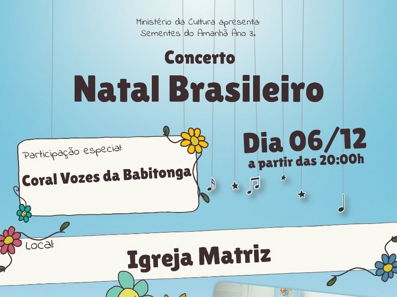 Concerto Natal Brasileiro na Igreja Matriz de Itapoa (capa)