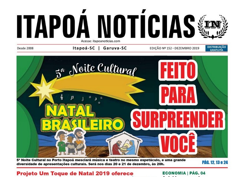 Itapoa Noticias 152 - dezembro de 2019 - capa