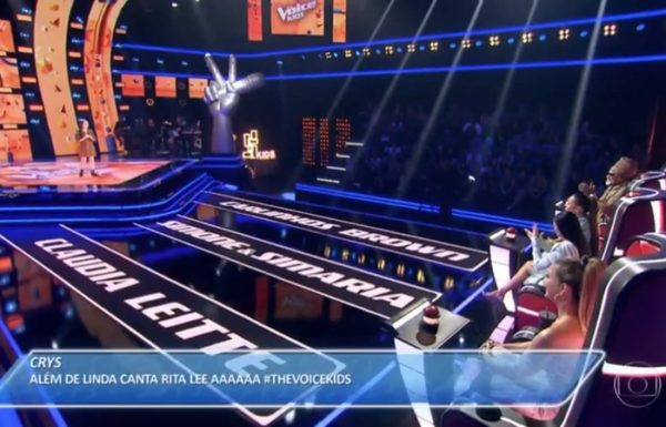 Cantora mirim de Garuva classificada para a segunda fase do The Voice Kids 5