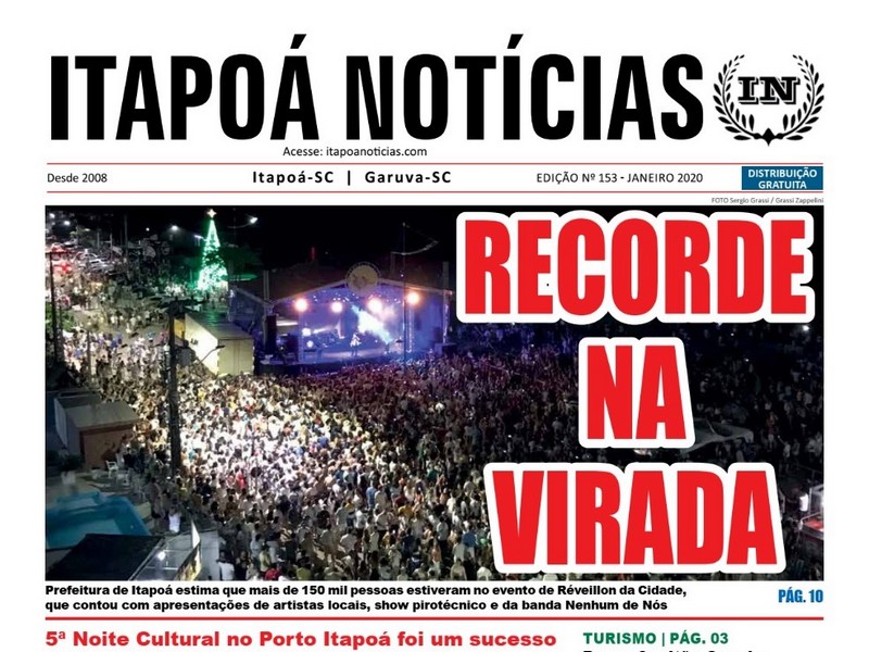 Itapoa Noticias - Edicao 153 - Janeiro 2020 - capa