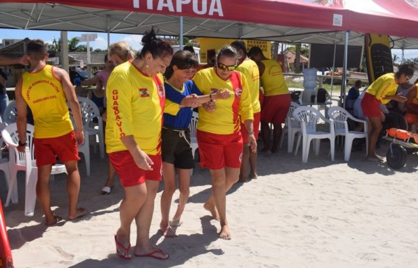 Corpo de Bombeiros Militar de Itapoa realiza Projeto Praia Acessivel 04