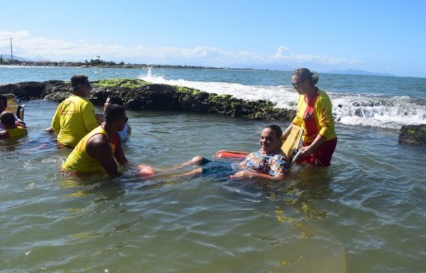 Corpo de Bombeiros Militar de Itapoa realiza Projeto Praia Acessivel 07