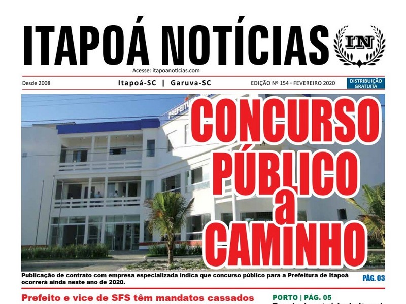 Edicao Itapoa Noticias - Fevereiro de 2020 - capa