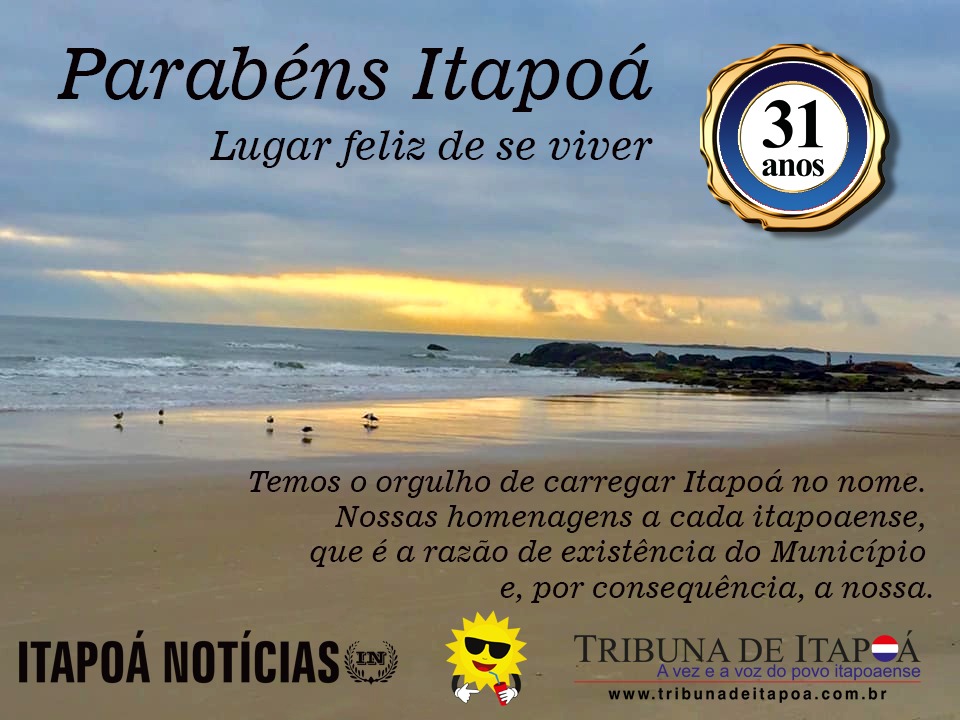 Parabens Itapoa 31 anos