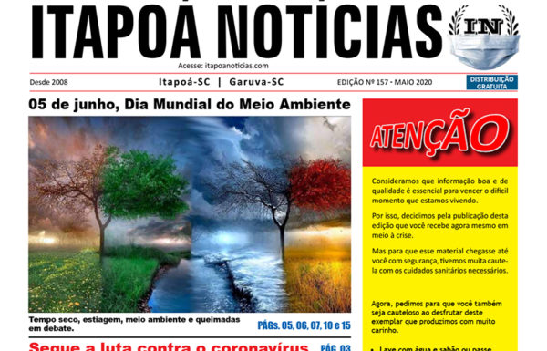 Edicao 157 do Itapoa Noticias - Maio de 2020