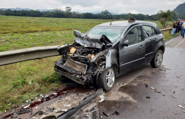 Grave acidente em Garuva resulta em um obito e uma vitima em estado grave 1