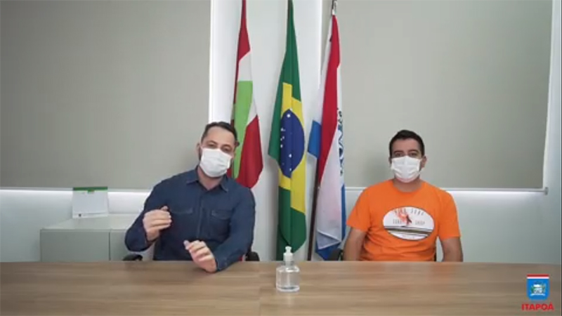 Prefeito de Itapoa decreta novamente a instalacao de barreiras sanitarias no Municipio