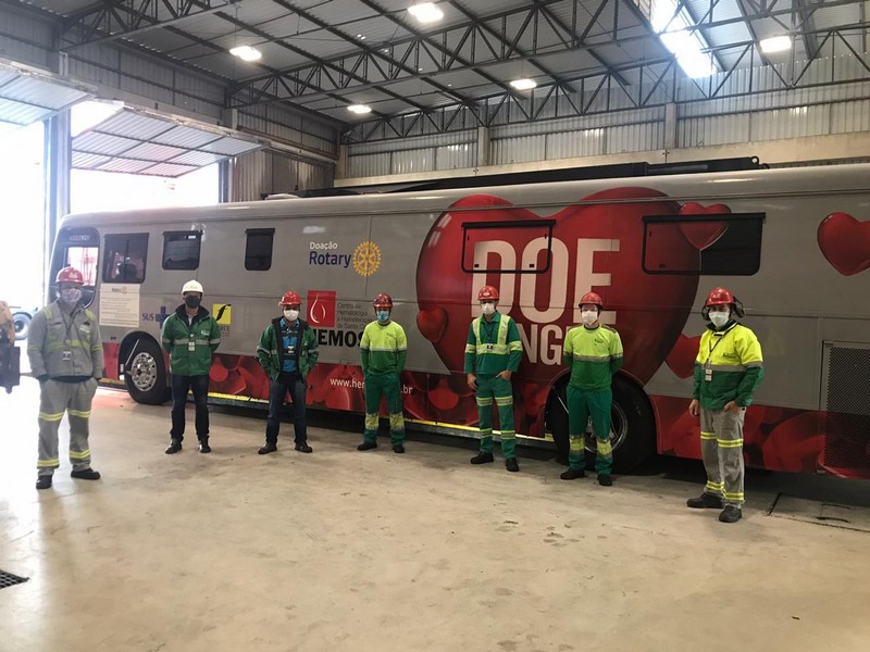 Porto Itapoa contribui para colocar em operacao unidade movel do HEMOSC que atende a regiao nordeste de Santa Catarina