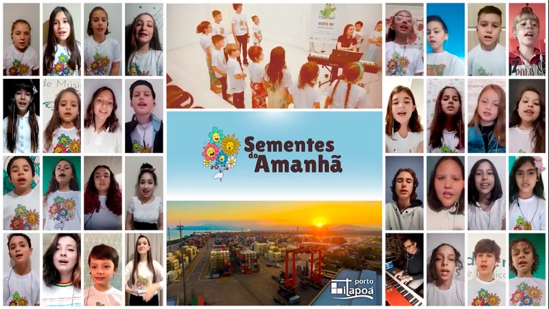 04 e 05 ÚNIC -1- Coral infantil - IMAGEM Coral Sementes do Amanhã - Reprodução