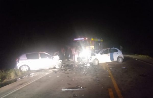 Moradora de Garuva morre apos colisao frontal entre automoveis na SC-416, em Itapoa 1