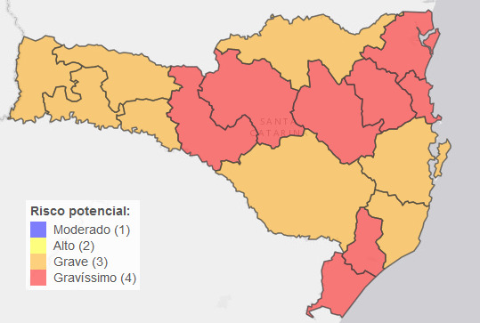 SC amplia medidas de distanciamento social por sete dias em oito regioes, incluindo a nordeste