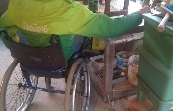 13 ÚNIC -03- Cadeirante do Pontal - FOTO arquivo pessoal - Divulgação