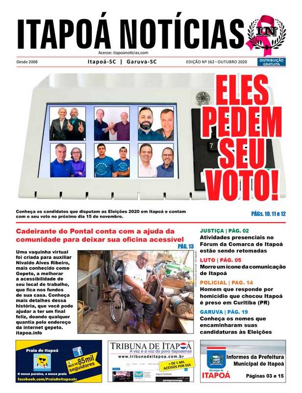 Capa Itapoa Noticias 162 - Outubro de 2020