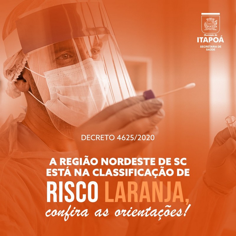 Prefeitura alerta para cuidados quanto a pandemia em nova classificacao de risco na regiao 01