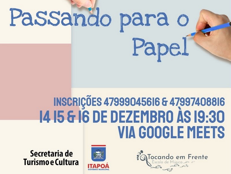 Escola Tocando em Frente Itapoa - Passando para o Papel - capa TI