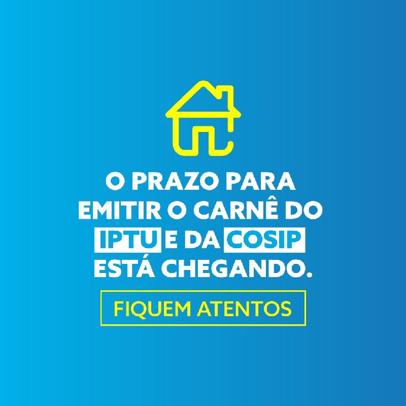 Carnes de iptu e cosip 2021 de itapoa poderao ser emitidos pela internet