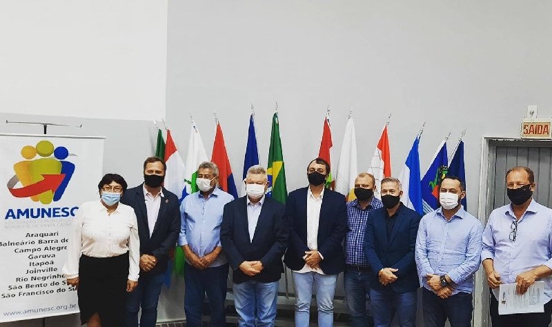 Prefeito de Garuva volta a presidencia da Amunesc