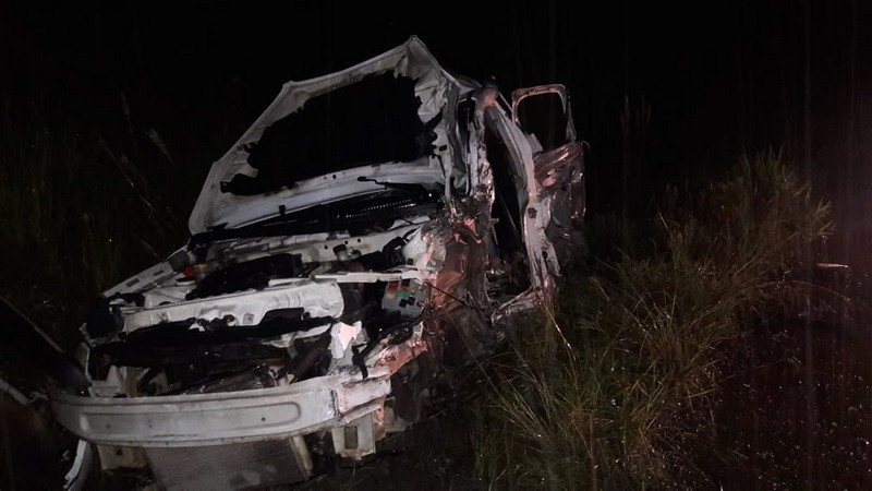 acidente entre um automovel e dois caminhoes causa mais uma morte na rodovia SC-416 3
