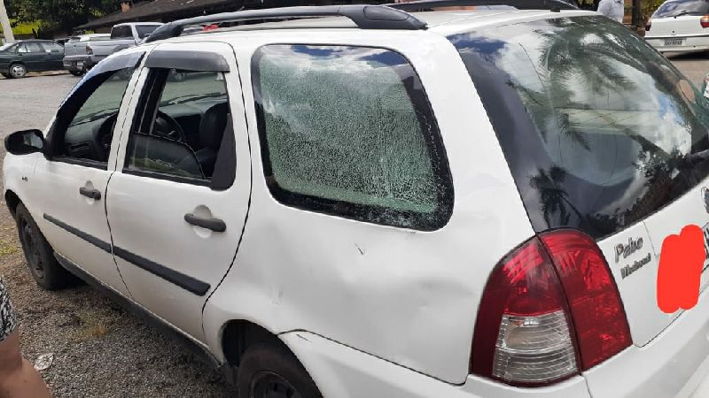 Acidente entre motocicleta e automovel deixa duas pessoas feridas na SC-417, em Garuva 3