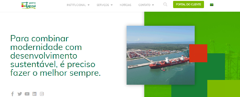 Porto Itapoa lanca seu novo site institucional e Portal do Cliente 3