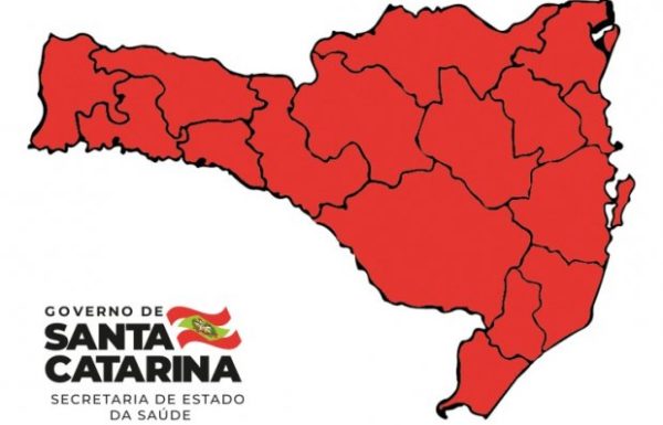 Matriz de Risco aponta a volta de todas as regioes para o nivel gravissimo em Santa Catarina