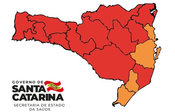 matriz de risco potencial novo coronavirus santa catarina (Tribuna de Itapoa)
