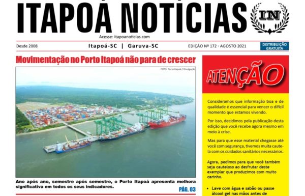 Capa Itapoa Noticias 172 - Agosto de 2021 - TI