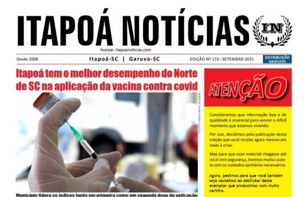 Capa Itapoá Notícias 173 - Setembro de 2021 - TI