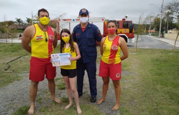 Corpo de Bombeiros Militar de Itapoa forma primeiras turmas de 2021 do Projeto Golfinho 4 (Tribuna de Itapoa)