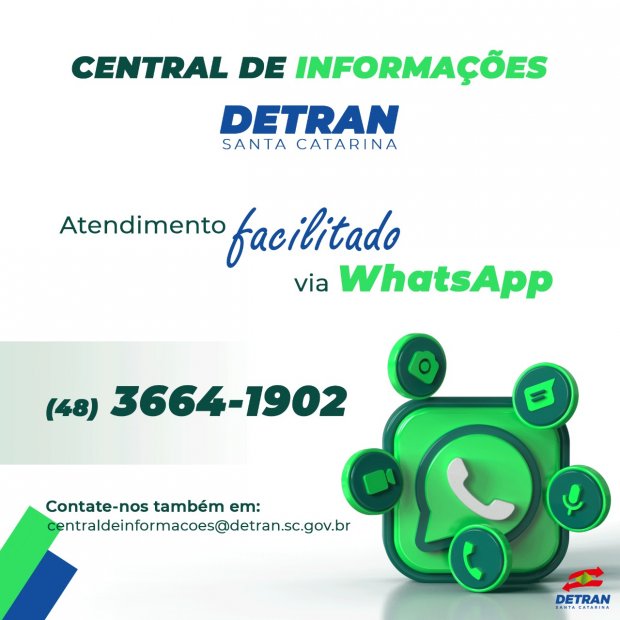WhatsApp Detran SC